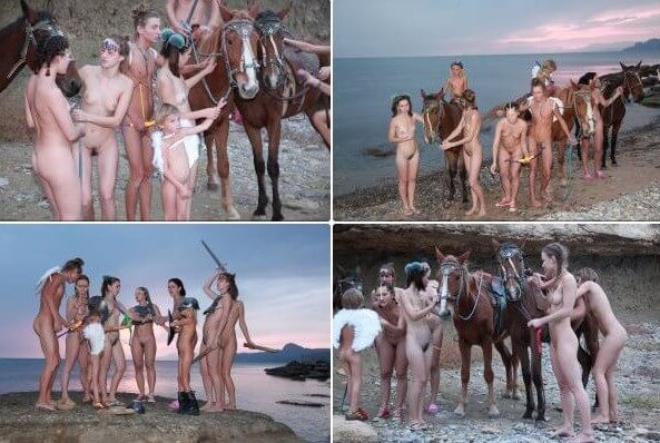 Mystical Horsey Riders Series photos - Nudity is considered a natural part of human life