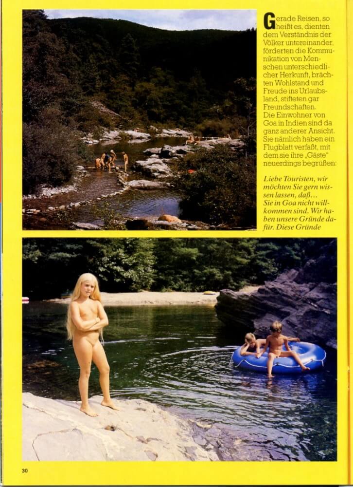 Jung und Frei Nr 34 - Nudist practices help foster respect for differences and individuality