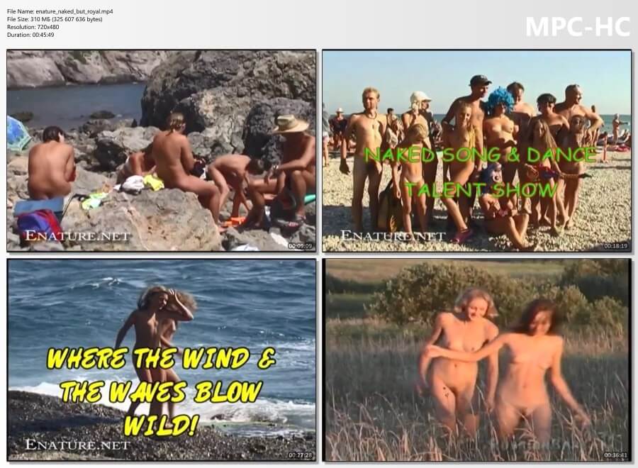 Enature - Naked royal vacation at sea - In nudism, people are equal to one another