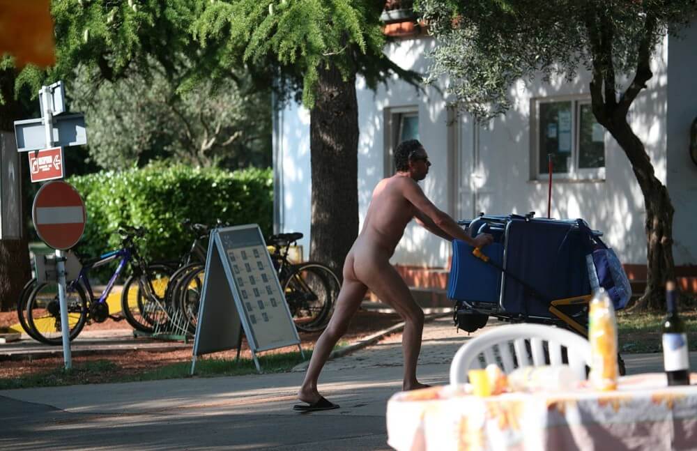 Park Side Street Pass-Bys photos - The practice of naturism helps build trust and honesty among people