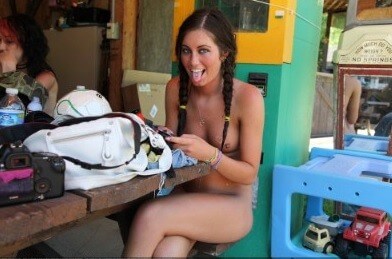 Outdoor Activity Bonanza Big Photo Gallery - Values trust and friendliness among naked people