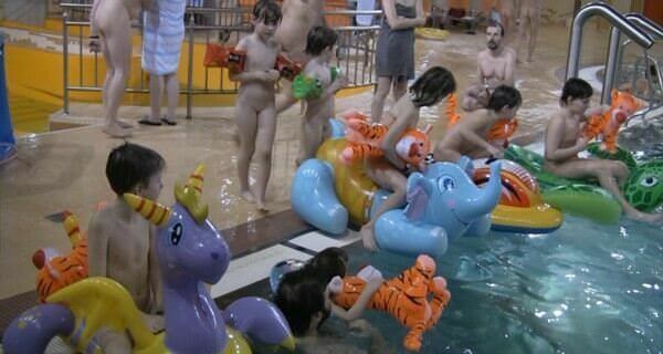 Indoor water runners 1 Full HD video - Happiness is achieved by embracing naturism and nudism in ones life