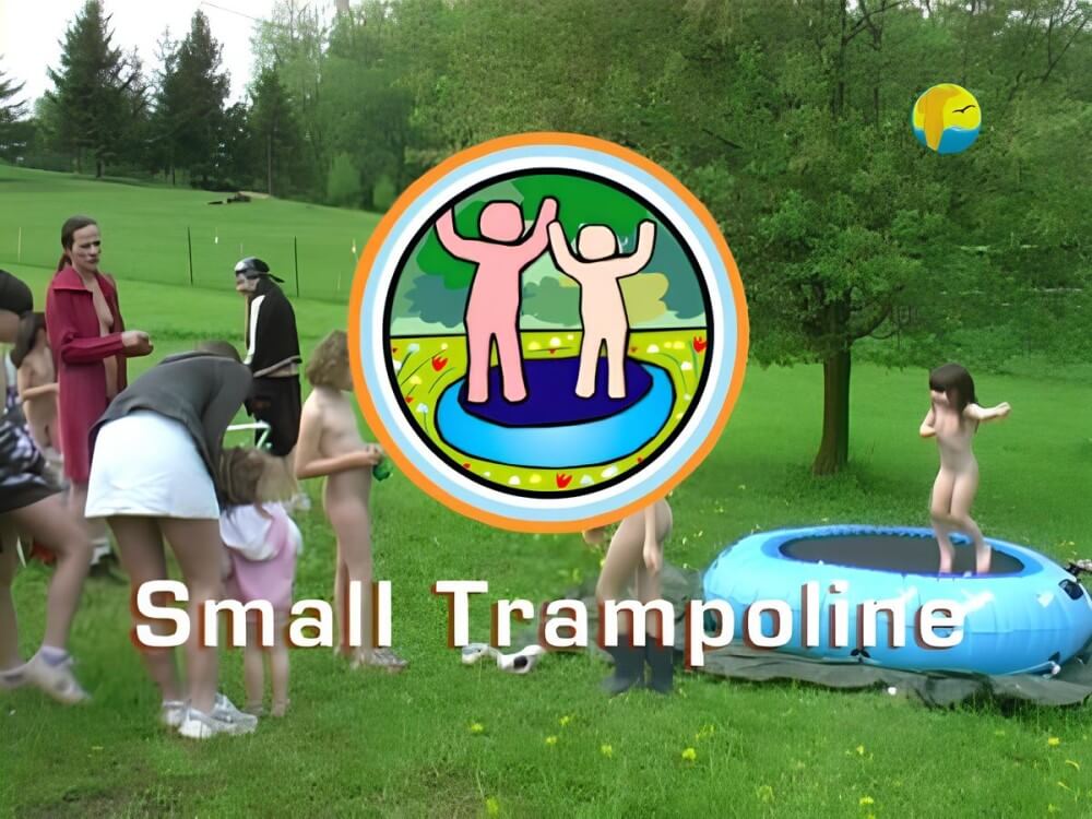 Naturist Freedom: Small Trampoline - Most nudists are motivated solely by a sense of comfort