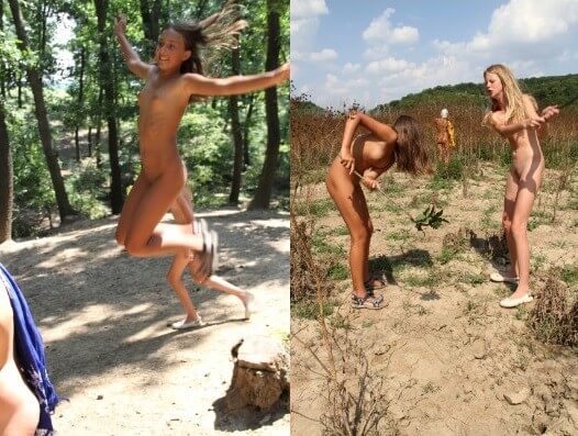 Sailing Ship Family photos - Striving for harmony with nature—its okay to be a little naked