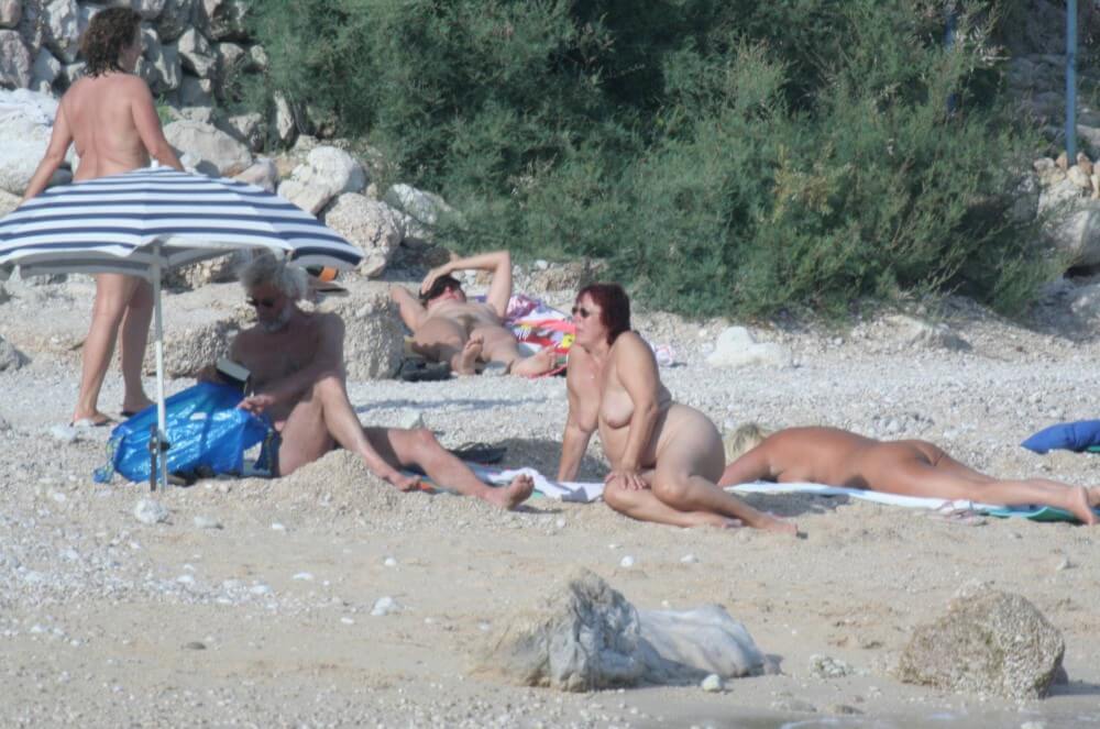 Croatian Baska Beach pics - Nudism is often equated with naturism