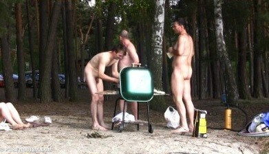 Naturist Sport Medley 2 - Nudism promotes happiness and well-being