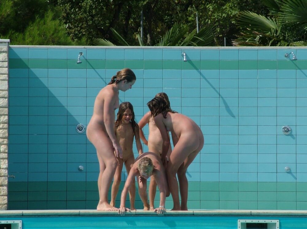 FKK Outdoor Children Pool pics - Naturism encourages you to value inner harmony and peace
