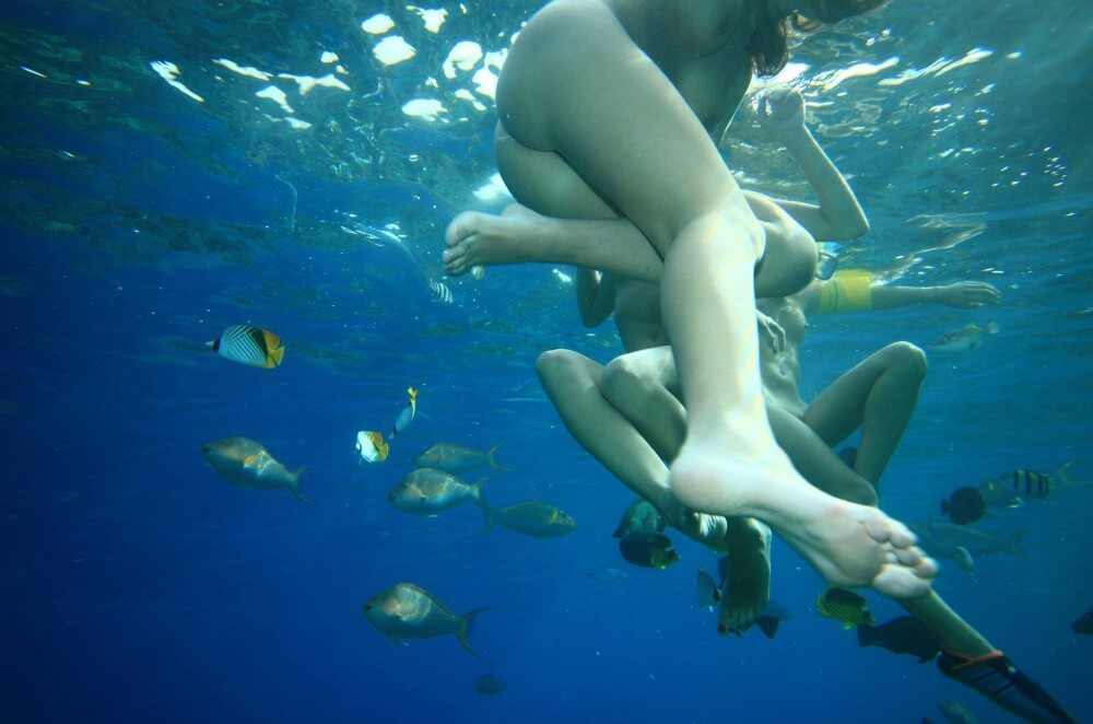 Egyptian Snorkelers Part - The natural beauty of the body is one of the goals of naturism and nudism
