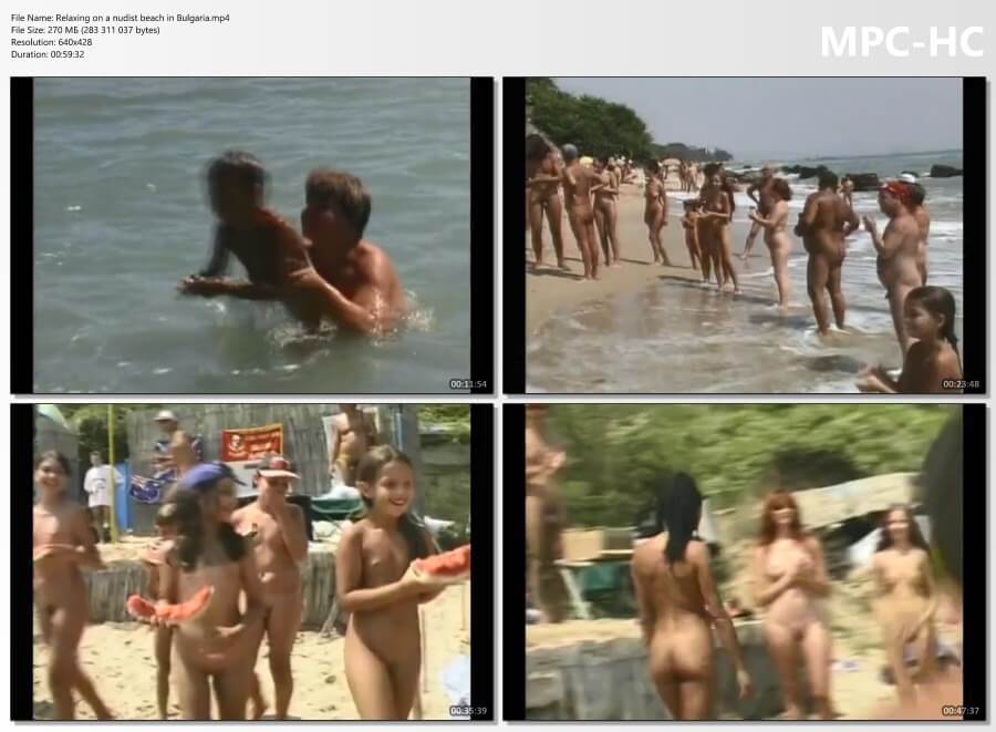 Relaxing on a nudist beach in Bulgaria - Spectators are permitted to be naked