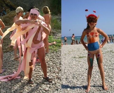 Natural Mud Camouflaging pics - A basic understanding of naturism is necessary