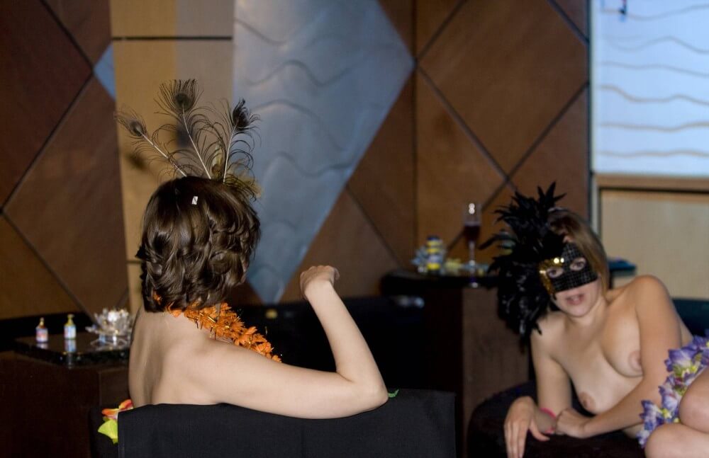 Masquerade Lounging photos - Promoting nudism to the masses