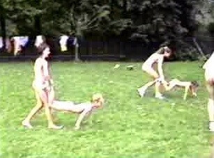 A nudist gathering at the stadium and sports - Naturism and Environmental Awareness