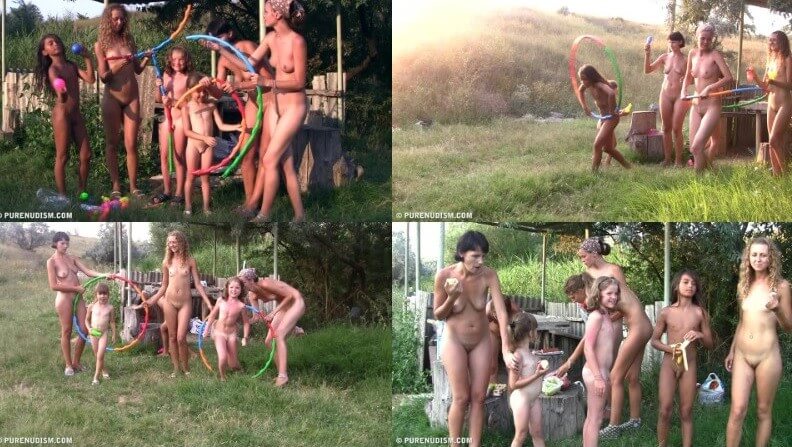 Countryside lounging 2 Full HD video - I attended a nudist gathering