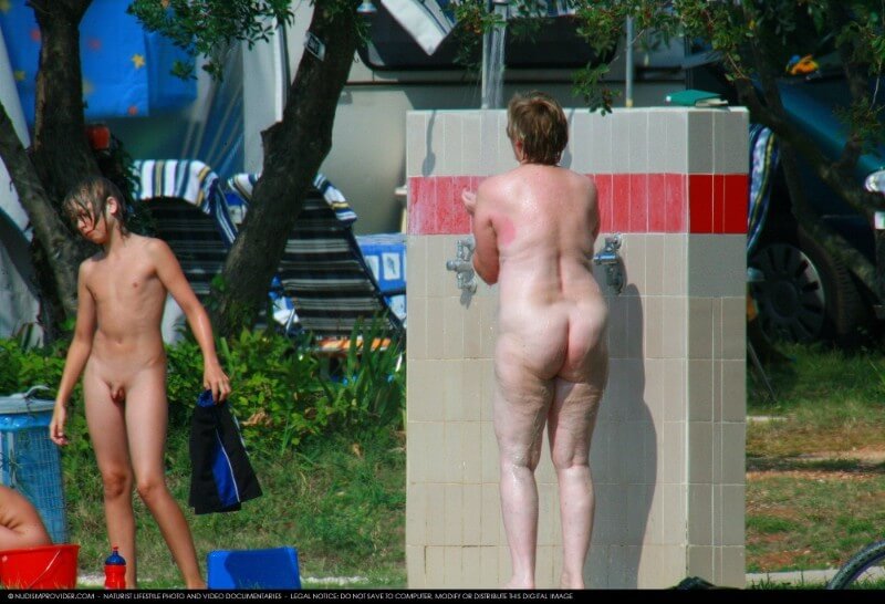 Covered in Towel Nudists-Boardwalk Biking - Nudism is a way to improve health and boost self-esteem