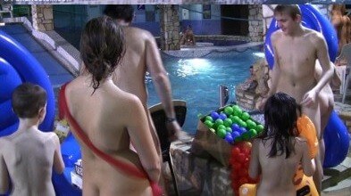 Splashing Water Zone 1 - A nudist values simplicity in life and naturalness in expression