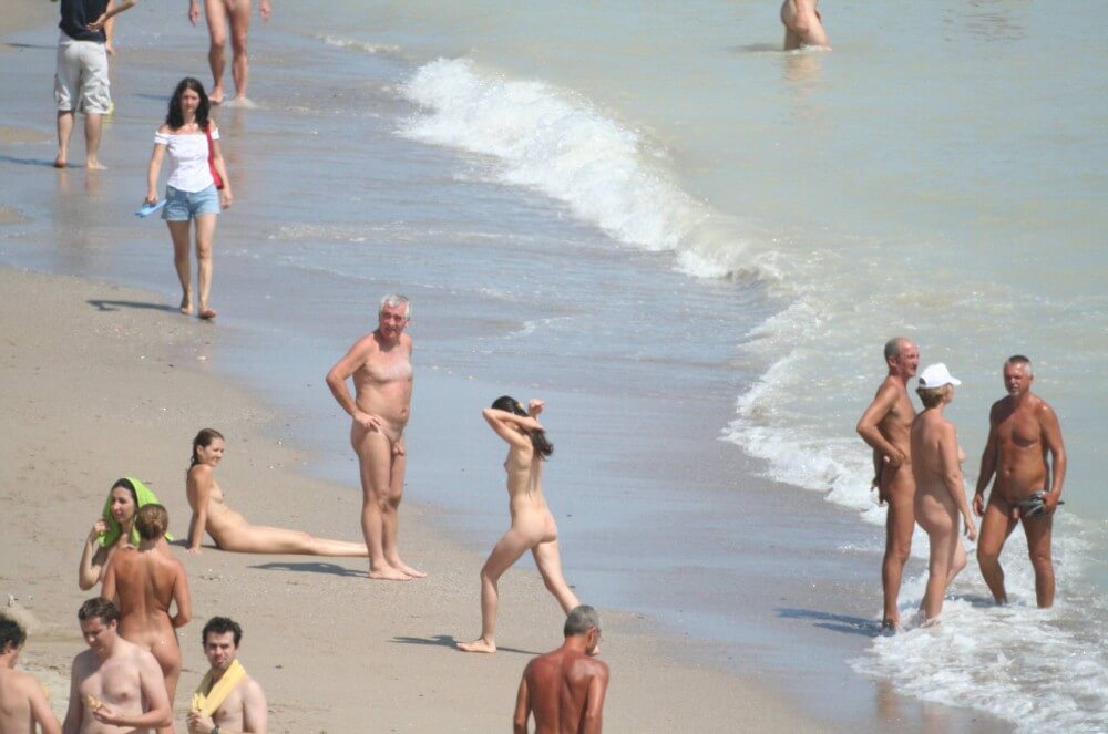 Costinesti Beach Groups pics - Nudism and naturism promote inner happiness and harmony