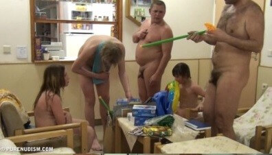 Pool jacuzzi and paints Full HD - Freedom from clothing is an integral part of naturism