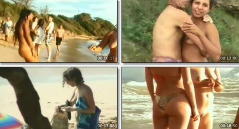 A real nude beach video - Nudity is perceived as a natural way of life