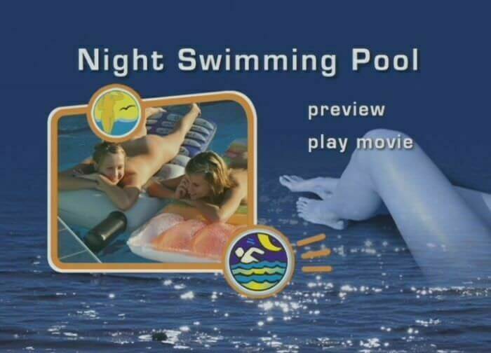 Naturist Freedom: Night swimming pool - In naturism, sincerity and honesty are valued