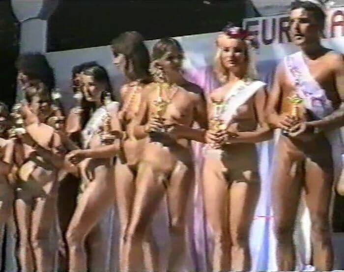 Miss Eureka 1988 video - A nude person strives for inner harmony and peace of mind