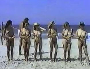 Miss Natura 1991 video - Clothing is also a mask for a nudist