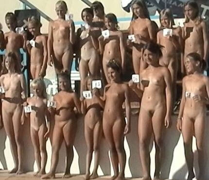Pageant Family Lines Full HD video - Happiness is achieved through embracing naturism