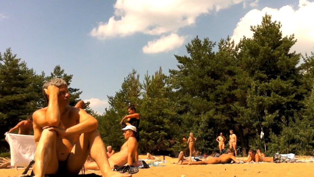 Nudist camping in the forest video HD - The worship of the naked body