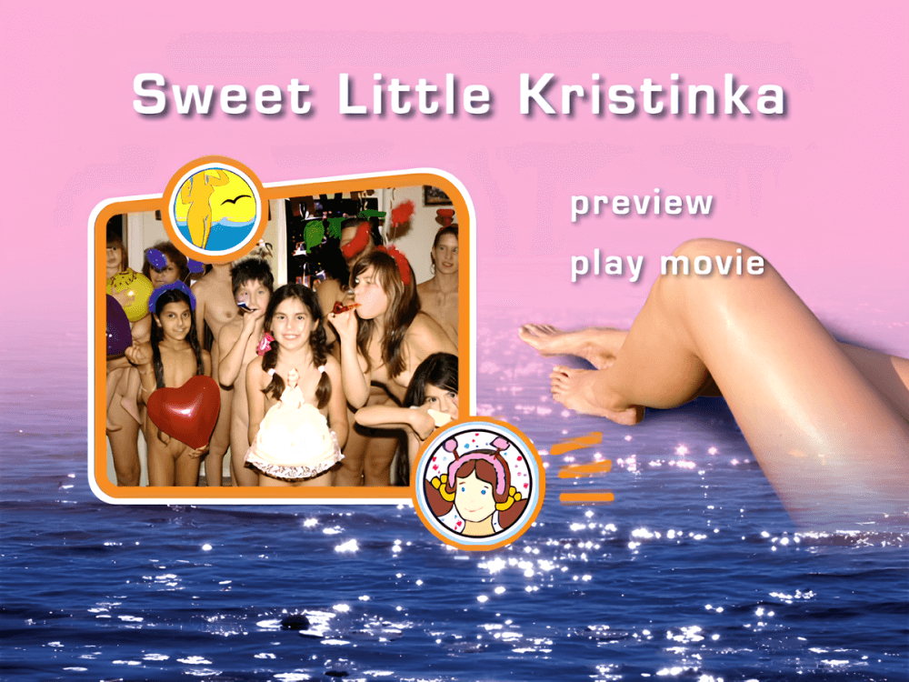 Naturist Freedom: Sweet Little Kristinka  DVD - Love for oneself and the environment are important values in naturism and nudism